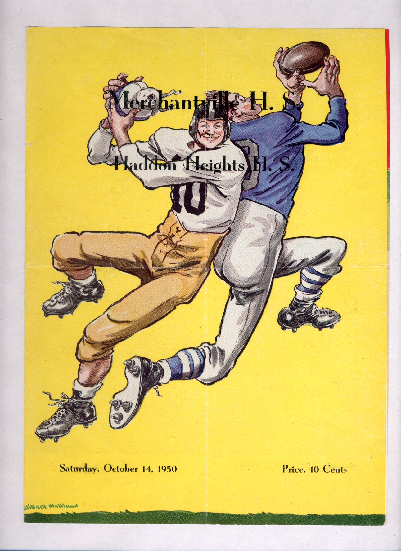 footballprogram-1950-10-14